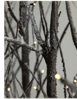 Lit Snowy Branch LED Tree Grove