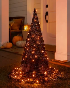 Lit Spellbound Wire Witch Hats