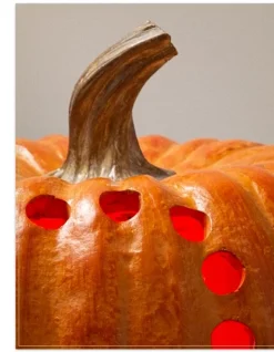 Lit Stackable Cut-Out Pumpkins