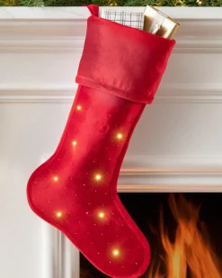 Lit Starlight Christmas Stockings