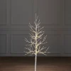 Lit Winter Birch LED Trees