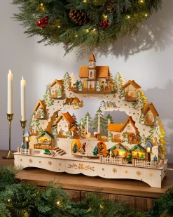 Lit Wooden Animated Scenes