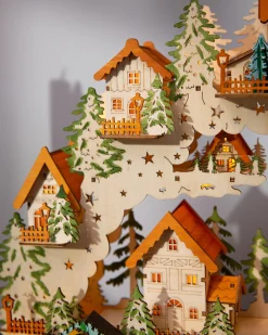 Lit Wooden Animated Scenes