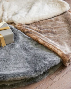 Lodge Faux Fur Tree Skirts