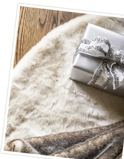 Lodge Faux Fur Tree Skirts