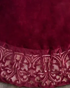 Luxe Embroidered Velvet Tree Skirts