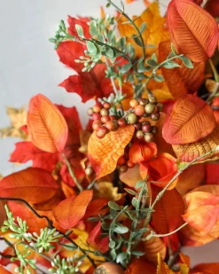 Maple Leaf & Japanese Lantern Foliage