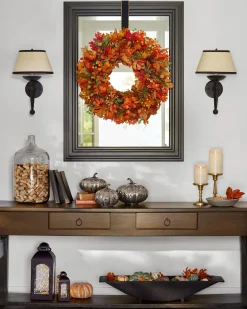 Maple Leaf & Japanese Lantern Foliage