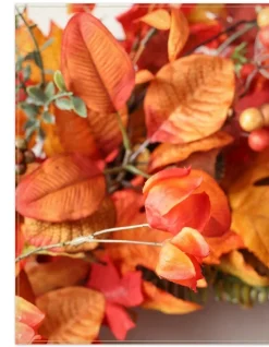 Maple Leaf & Japanese Lantern Foliage