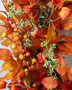 Maple Leaf & Japanese Lantern Foliage