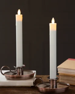 Miracle Flame LED Chamberstick Candles