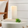 Miracle Flame LED Outdoor Pillar Candles