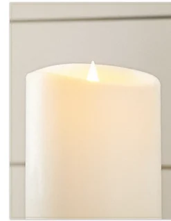 Miracle Flame LED Outdoor Pillar Candles