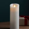 Miracle Flame LED Wax Pillar Candles