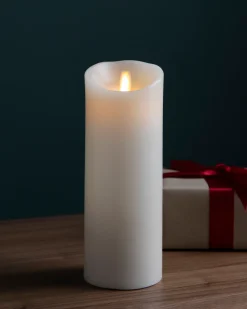 Miracle Flame LED Wax Pillar Candles