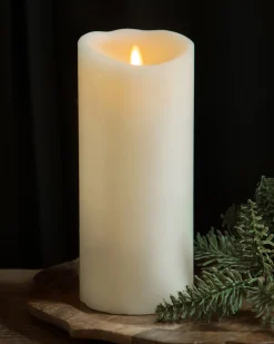 Miracle Flame LED Wax Pillar Candles