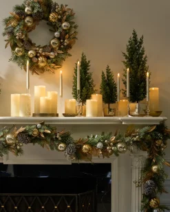 Miracle Flame Premium 3D LED Wax Pillar Candles