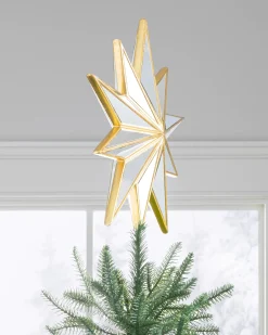 Mirror Double-Sided Christmas Tree Toppers