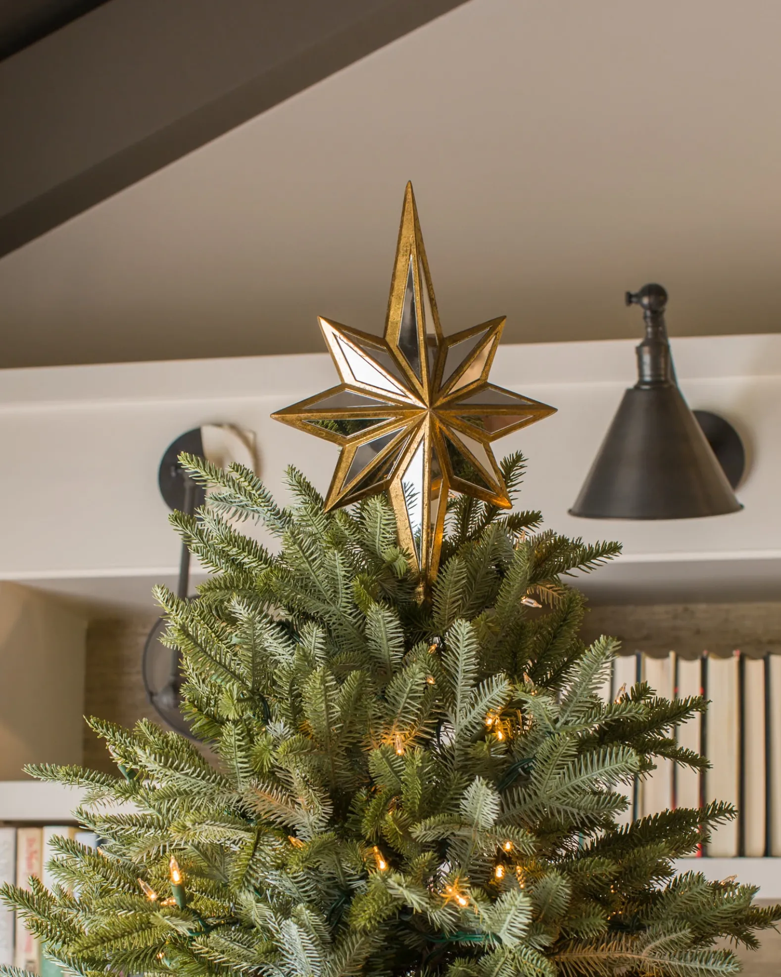 Mirrored Star Christmas Tree Topper