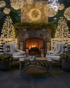 Outdoor Cluster Fairy Starburst Lights