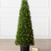 Outdoor Cypress Artificial Christmas Topiaries