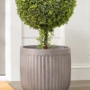 Outdoor Fluted Planters