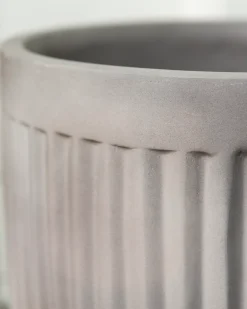 Outdoor Fluted Planters