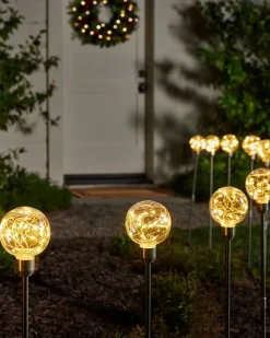 Outdoor Globe Pathway Light Sets