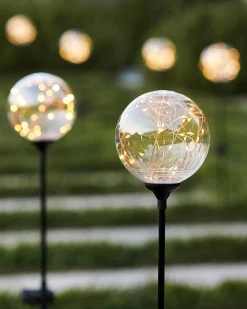 Outdoor Globe Pathway Light Sets