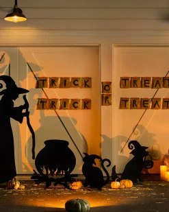 Outdoor Illuminated Halloween Silhouettes