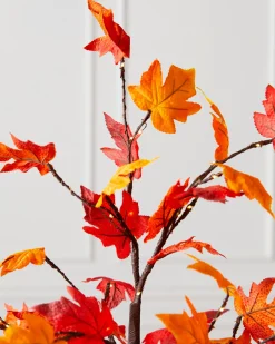 Outdoor LED Lit Autumn Maple Trees