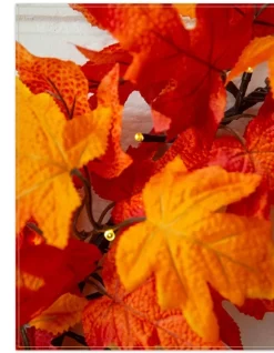Outdoor LED Lit Autumn Maple Trees