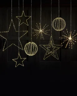Outdoor LED Lit Stars