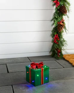 Outdoor Lit Stackable Christmas Gifts