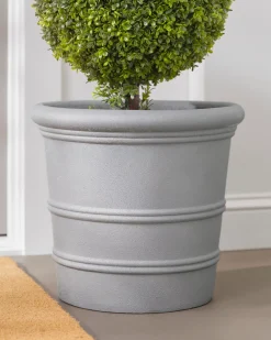 Outdoor Sculpted Planters
