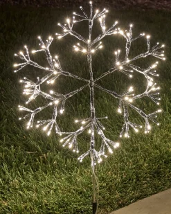 Outdoor Snowflake Pathway Lights