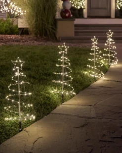 Outdoor Solar Tree Pathway Lights