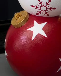 Outdoor Stacked Christmas Ornaments