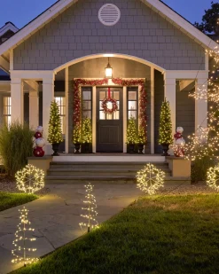 Outdoor Stacked Christmas Ornaments