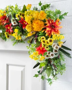 Outdoor Sunrise Dahlia Foliage