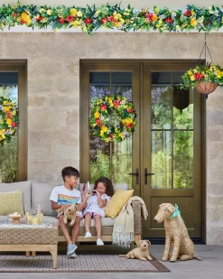 Outdoor Sunrise Dahlia Foliage