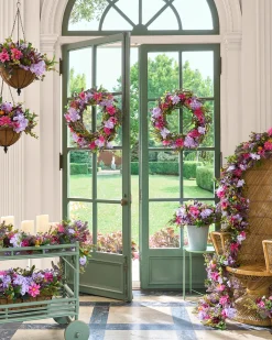 Outdoor Vibrant Summer Bloom Foliage