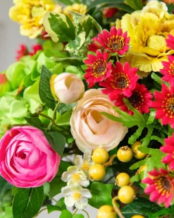 Outdoor Vivid Blooms Foliage