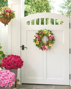 Outdoor Vivid Blooms Foliage