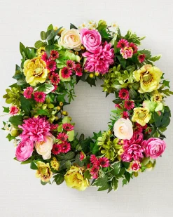 Outdoor Vivid Blooms Foliage