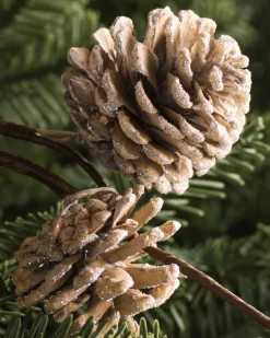 Pinecone Christmas Tree Picks