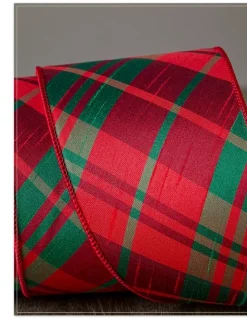 Plaid Christmas Tree Ribbon Collection