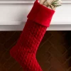 Plush Braid Stockings