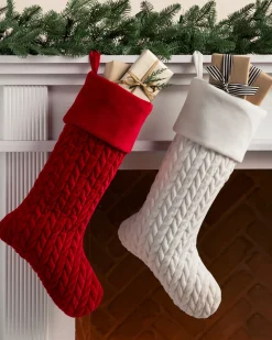 Plush Braid Stockings