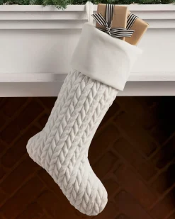 Plush Braid Stockings